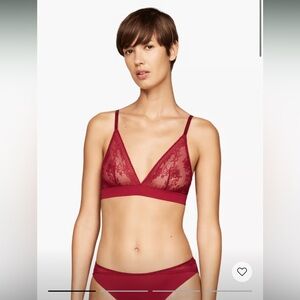 Tommy Hilfiger Red Lace Bralette
